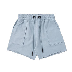 Pantalones Cortos Deportivos Profesionales de Peso Pesado de 280 g, Lavados a la Moda, Transpirables, de Secado Rápido, con Cintura Elástica Sólida, Pantalones Cortos Casuales de Gimnasio para Hombre - Product Image 2