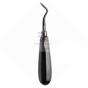 Élévateurs radiculaires dentaires manuels en acier inoxydable allemand de qualité supérieure, instruments chirurgicaux avec conception réutilisable et poignée ergonomique - Product Image 5