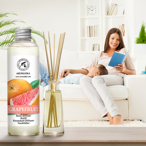 Aromatika Natural Grapefruit Aroma <b>Diffuser</b> <b>Refill</b> Liquid 200ml Long Lasting Room Fragrance <b>Reed</b> <b>Diffuser</b> Oil - Product Image 5