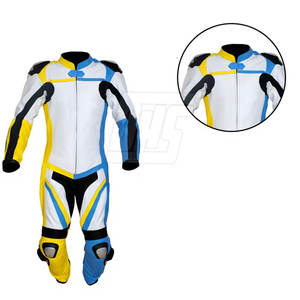 Venta caliente Ropa deportiva Material de cuero de alta calidad Mejor diseño Trajes de moto ligeros - Product Image 5