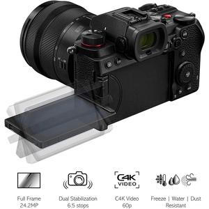 กล้องมิเรอร์เลสฟูลเฟรม บันทึกวิดีโอ 4K 60P หน้าจอพลิกได้ Wi-Fi เมาท์ L ระบบกันสั่น 5 แกนแบบคู่ ด้ามจับ HD CMOS แบบสบายมือสำหรับการถ่ายวิดีโอบล็อก - Product Image 3