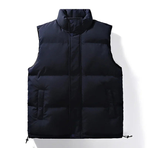 Chaqueta acolchada de hombre de talla grande impermeable ropa de calle de invierno personalizada/chaqueta acolchada de hombre de último diseño con cuello levantado - Product Image 4