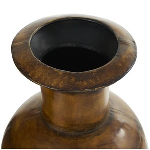 Ensemble de 3 vases hauts de style vintage, adaptés au hall d'hôtel, à la réception et aux coins intérieurs, fabriqués à la main en Inde - Product Image 2