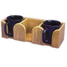 Juego de Bandejas para Tazas de Madera, Elegante Base de Madera para Servir Bebidas, Mejora la Presentación de la Mesa de Comedor - Product Image 2