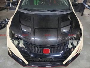 ฝากระโปรงหน้าคาร์บอนไฟเบอร์อะไหล่รถยนต์สำหรับฮอนด้า15-17 Civic Type R FK2 TM - Product Image 2