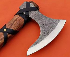 Hacha de servicio OEM/ODM de calidad superior personalizada al por mayor, hacha de acero al carbono hecha a mano y hacha multiusos de venta directa de fábrica - Product Image 5