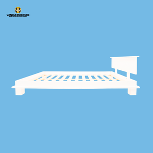 Lit pour enfants classique en bois d'ingénierie de couleur claire EN71 moyen et généreux Vietnam France Apprentissage | Van Hue - Product Image 3