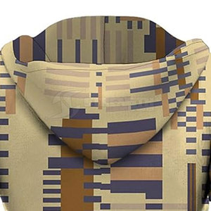 Pull à capuche uni à manches longues pour hommes en polyester/coton de haute qualité avec logo personnalisé - Product Image 5