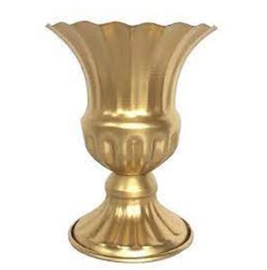 Jarrones de metal de diseño moderno en diseño personalizado y acabados hechos a mano para jardín, boda y decoración del hogar, jarrones únicos - Product Image 1