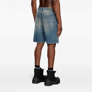 กางเกงยีนส์ขาสั้นสำหรับผู้ชายกางเกงขาสั้นผ้ายีนส์ลายพลัสไซส์ออกแบบโลโก้ได้ตามต้องการ - Product Image 4