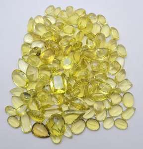 High Quality Lemon Quartz <b>Cut</b> <b>Stone</b> Natural Mix Shape Yellow Gemstones Loose <b>Stone</b> <b>for</b> Jewelry Making - Product Image 3