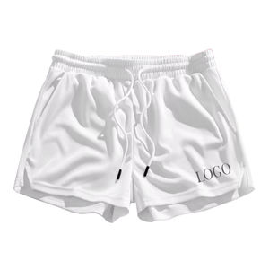 2025 nouveau short de course d'entraînement pour l'été pour les sports et le Fitness Nylon imprimé logo Shorts pour hommes maillot de bain à collectionner - Product Image 5