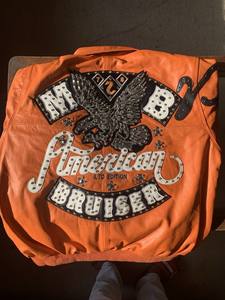 OEM Manufacturer Embroidery Street Wear Leather Pelle Pelle <b>Jacket</b> Custom Cowhide Genuine Leather Men's <b>Jackets</b> for Winter - Product Image 6