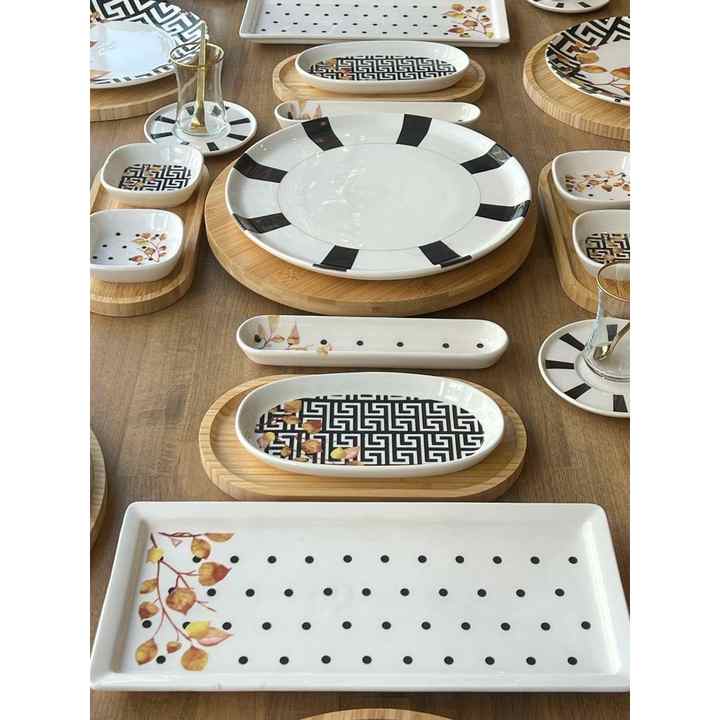 Breakfast Set Fall 51 Pieces for 6 Persons