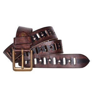 Ceinture en cuir de peau de vache véritable Vintage de luxe pour hommes et femmes alliage réglable pour boucle taille unique s'adapte à tous les Style décontracté - Product Image 2