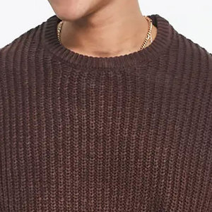 Vente chaude sur mesure conception Slim Fit hommes sweat nouveau Smart à manches longues respirant coton tricoté à la main avec le Service OEM - Product Image 4