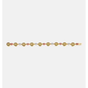 Bracelet tennis en or avec charme et diamants, bijoux de luxe, cadeau en gros - Product Image 2