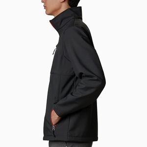 Cortavientos táctico para exteriores para hombre, abrigo Softshell, chaquetas de invierno, chaqueta Softshell impermeable de colores contrastantes personalizados para hombre - Product Image 3