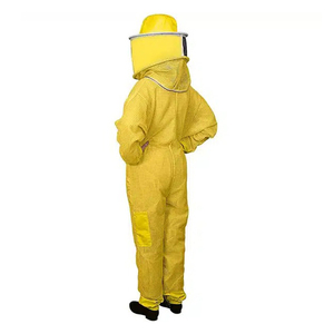 ชุดสูทเลี้ยงผึ้งสำหรับผู้ใหญ่ชุดคลุมทำงานสีเหลืองระบายอากาศได้ดีทำตามสั่ง - Product Image 5