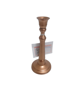 Bougeoir en aluminium de décoration d'événement gris avec revêtement en poudre fini antique en cuivre pour la décoration de la maison faite à la main en vrac - Product Image 2