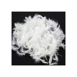 Plumas de pato blancas lavadas suaves a granel de alta calidad sin olor teñido 5-2CM para manualidades nueva gran oferta - Product Image 3