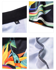 Chemises pour hommes en coton 100% respirant, à manches courtes, de style décontracté, grande taille, avec design personnalisé sublimé et imprimé, pour le golf d'été - Product Image 5