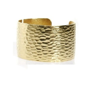 Bracelet jonc manchette de haute qualité pour femme bracelet élégant en laiton en métal fait à la main pour la vente en gros de l'Inde - Product Image 3