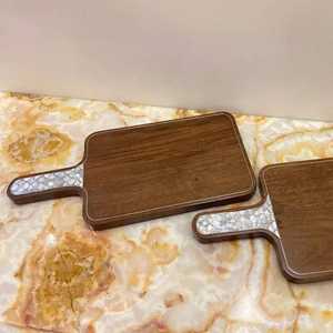 Wooden & Resin Vegetable/Cheese Serving Board Charcuterie Platter Wooden <b>Laser</b> Custom <b>Wood</b> Rectangle Logo Blocks Piece Packaging - Product Image 3