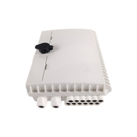 Boîtier de distribution de fibre optique extérieur 16 cœurs en ABS, type cassette, pour FTTH, avec séparateur, NAP, ODP, NAP, FAT, FDB, mini PLC, terminal