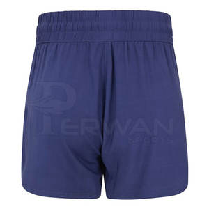 Shorts Deportivos Transpirables de Secado Rápido para Mujer, Último Estilo, Color Sólido, Personalizados, de Alta Calidad, Poliéster/Algodón, Cintura con Cordón - Product Image 4