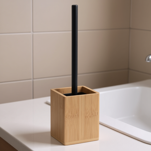 BONNIE Natural Black BN33 41 Soporte para escobilla de inodoro independiente Gedy (10x10x35.6cm) - Product Image 3