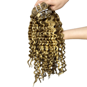 Extensiones de cabello suelto de onda profunda del superventas 100% cabello humano vietnamita con color Ombre de VQ Hair - Product Image 1