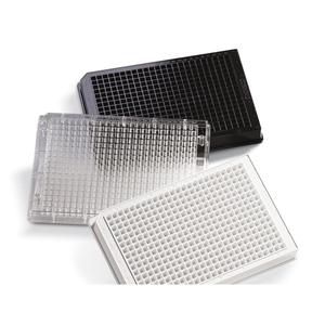 Corning 96-Well <b>Clear</b> V-Bottom TC-Treated Microplate Individually <b>Wrapped</b> with Sterile Lid 50/Pack 0.32cm Growth Area - Product Image 1