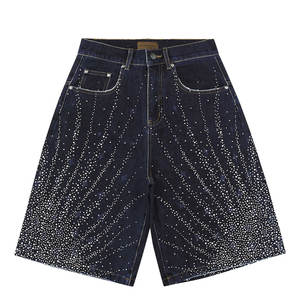 Shorts en strass pour hommes de qualité supérieure à vendre en gros Short en strass respirant à séchage rapide pour hommes vente à chaud - Product Image 1
