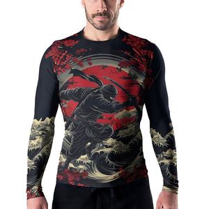 Camiseta de Manga Larga para Hombre de la Mejor Calidad, Sublimada, Antibacteriana, Transpirable, de Poliéster/Nailon, Elegante, para Todas las Temporadas - Product Image 5