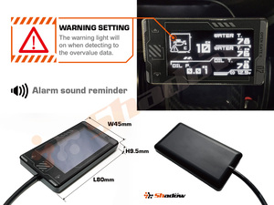 Shadow FD EVO OBD2 – Jauge numérique multifonctionnelle intelligente avec affichage, surveillance de 22 données de véhicule et lecteur de codes DTC pour voitures de performance - Product Image 4