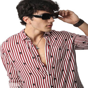 Vente en gros de chemise à carreaux vintage pour hommes, dernière collection de chemises à manches courtes décontractées personnalisées respirantes à col officiel - Product Image 4