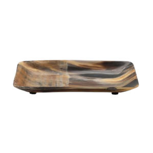 Best Quality Material Horn Serving <b>Tray</b> Restaurant Hotel Supplied Kitchen Tableware Natural Polished Horn <b>Tray</b> - Product Image 2