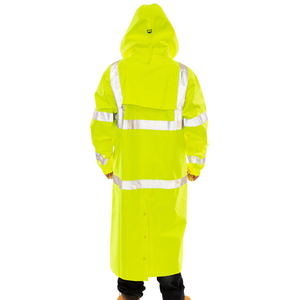 Traje Impermeable de Alta Visibilidad para Trabajo en Invierno, 100% Poliéster, Amarillo, Reflectante, para Carreteras, Precio al por Mayor - Product Image 6