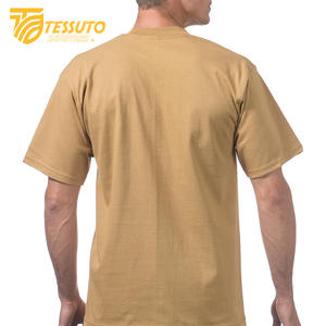 Venta al por mayor 2025 verano Streetwear Unisex Heavy Cotton Oversize camiseta para hombres 220 gramos Casual tejido hombres verano Streetwear - Product Image 3