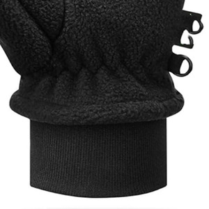 Vente en gros de gants chauds d'hiver à la mode Gants de conduite en cuir de mouton noir imperméables unisexe téléchargés par Dress Sports - Product Image 3