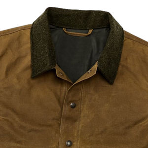 Veste de travail en velours côtelé robuste pour hommes Streetwear d'hiver coupe-vent personnalisé avec col montant pour la chasse par temps froid usage décontracté - Product Image 3