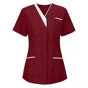 Hospital Uniforms Unisex <b>Doctor</b> Scrubs <b>Sets</b> Cotton Polyester Twill Fashion Jogger Leg Short-sleeved Overalls for Women Men - Product Image 2