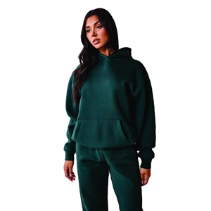 Conjunto de Sudadera con Capucha para Mujer, Top Corto Personalizado, Traje Deportivo, Mono, Talla Grande, Chándal para Mujer - Product Image 4