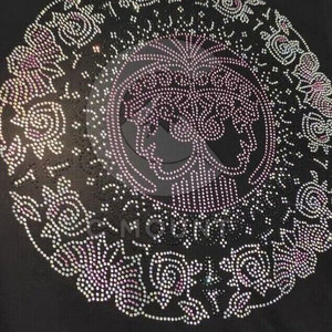 Camisetas de manga corta de alta calidad para hombre con diamantes de imitación, camisetas con estampado de sublimación para hombre - Product Image 4