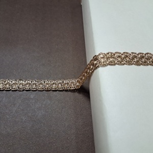 Adorno de encaje de solubilidad en agua Multicolor personalizado de alta calidad, adorno de encaje metálico dorado y plateado al por mayor para ropa de novia, zapatos - Product Image 3