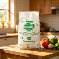 Sacs d'emballage personnalisés en BOPP tissé, résistants à l'humidité, pour semences de riz agricole, engrais et aliments pour animaux