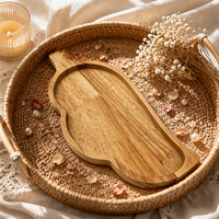 Holz-Servierplatte Neuerscheinung Holz-Serviertablett für Hotel- und Restaurantnutzung Dessertteller