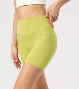 Short de yoga taille haute Leggings d'entraînement à pois sans couture Caractéristique de levage des fesses Pantalon de course décontracté Adultes OEM Disponible Hiver - Product Image 4