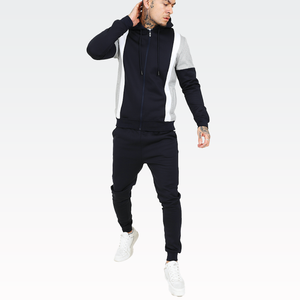 Logotipo personalizado Nuevo producto innovador Diseño a rayas laterales trajes para correr logotipo personalizado deportes chándal para hombre - Product Image 1